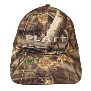 Platt Strapback Trucker Hat Multicolor One Size Adjustable Mesh Back Embroidered